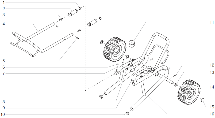 1140ix Low Rider Cart Parts (P/N 800-590)